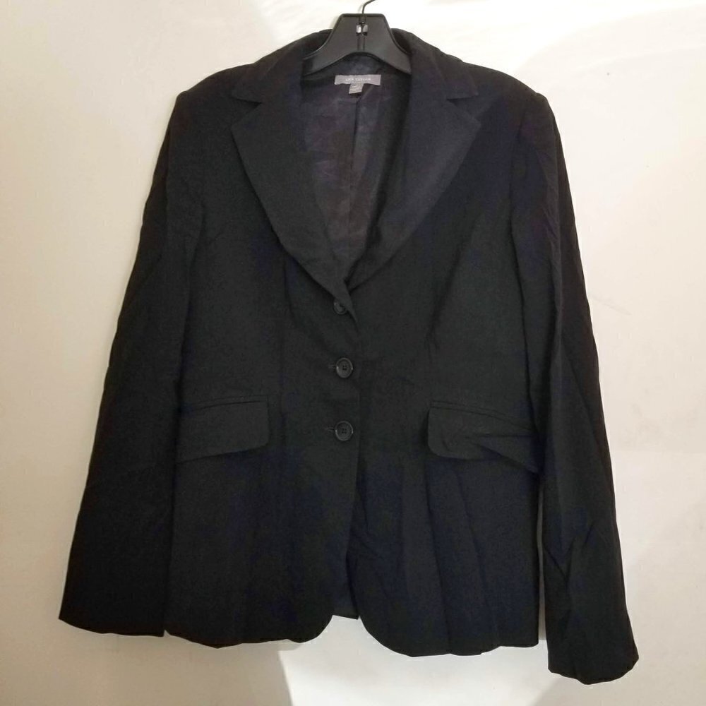 Ann Taylor 3 Button Wool Suit Blazer Jacket Size 4